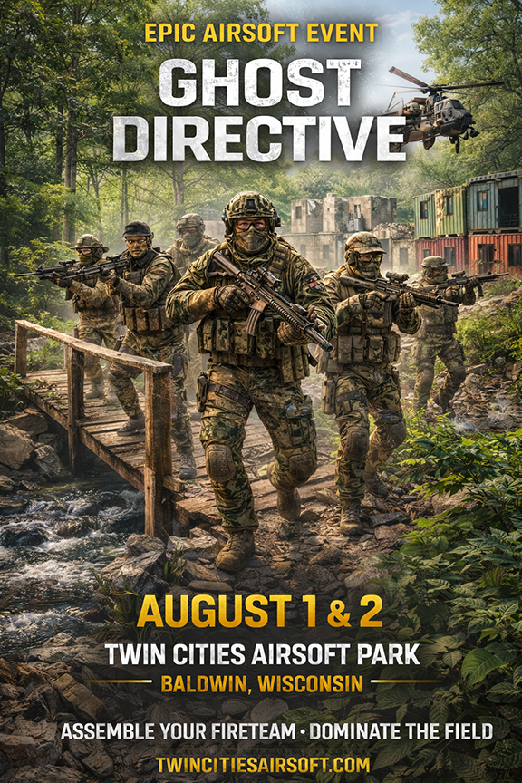 GHOST DIRECTIVE AIRSOFT GAME POSTER